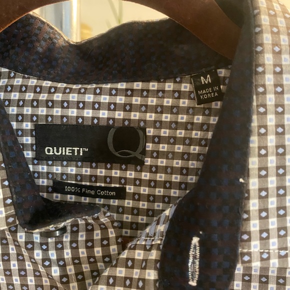 Men’s Quieti dress shirt. 100% fine cotton. Size M - Picture 3 of 3